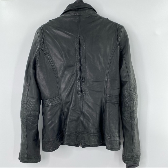 Danier Black Leather Removable Double-Lined Jacket - Size S - Picture 9 of 11